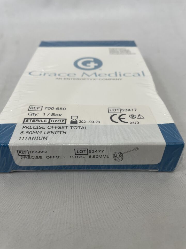 700-650 - GRACE MEDICAL - Precise Offset Total, 6.50mm, (EA) - ( Expiry Date: 2021-09-28 )