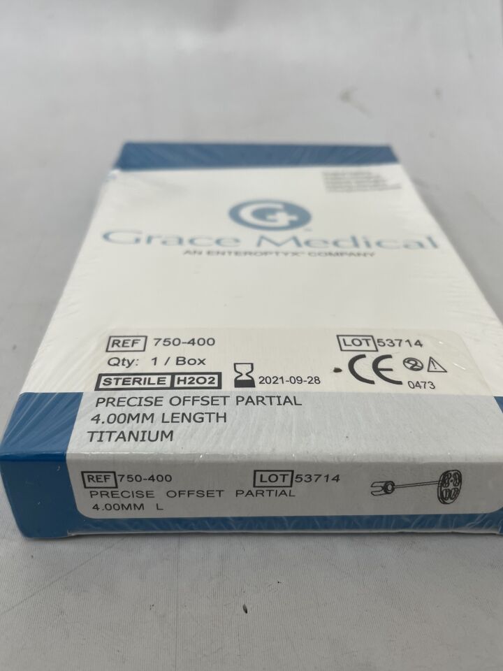750-400 - GRACE MEDICAL - Precise Offset Partial, 4.0mm, (EA) - ( Expiry Date: 2021-09-28 )