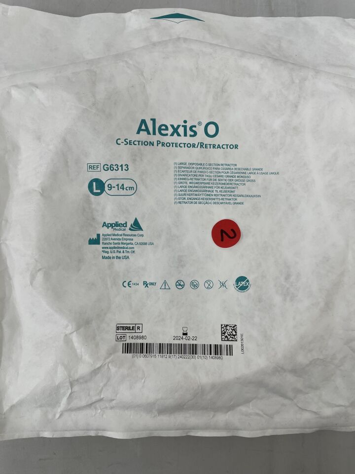 G6313 - APPLIED MEDICAL - Alexis O C-Section Protector/Retractor, Large, () - ( Expiry Date: 2024-02-22 )