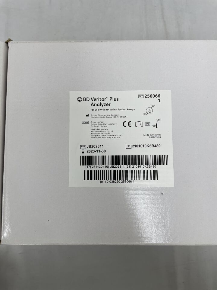 256066 - BD - Veritor Plus Analyzer For use with BD Veritor System Assays, (BX/1) - ( Expiry Date: 2023-11-30 )