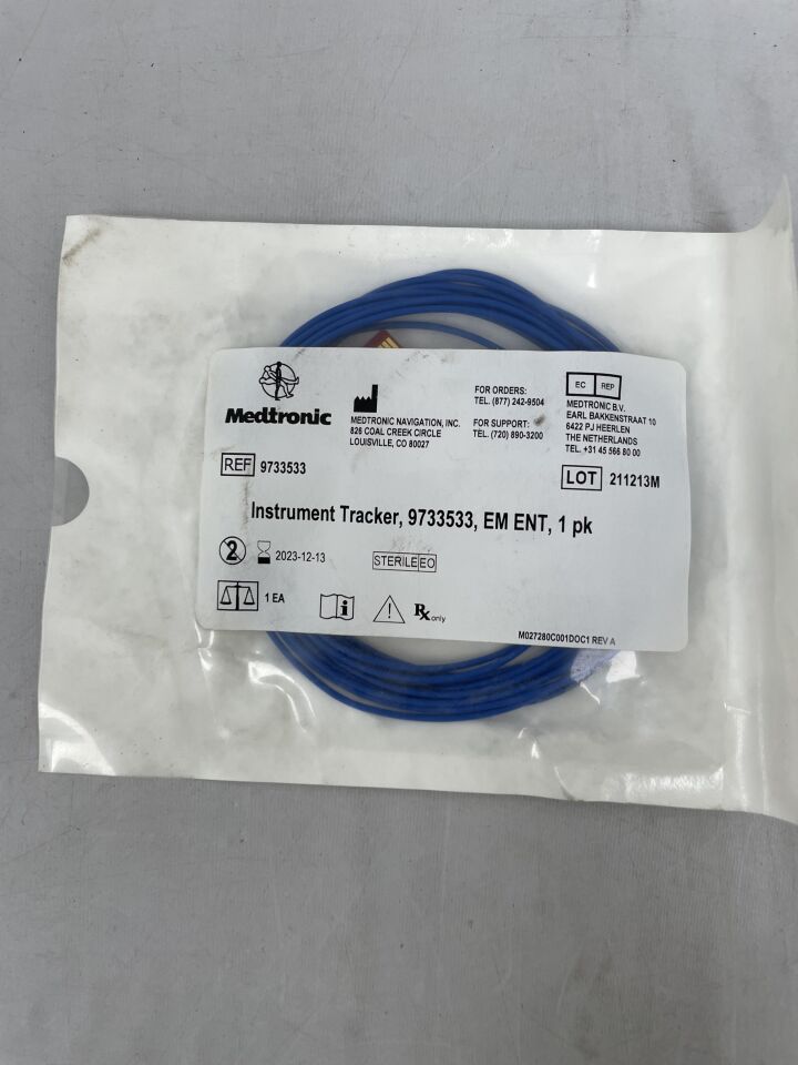 9733533 - MEDTRONIC - Instrument Tracker, EM ENT, () - ( Expiry Date: 2023-12-13 )