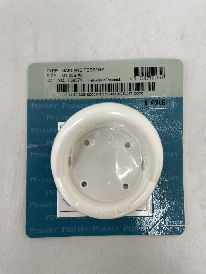 M3.25S - U. A. MEDICAL - Marland Pessary #6, (EA) - ( Expiry Date: 2023-04-30 )