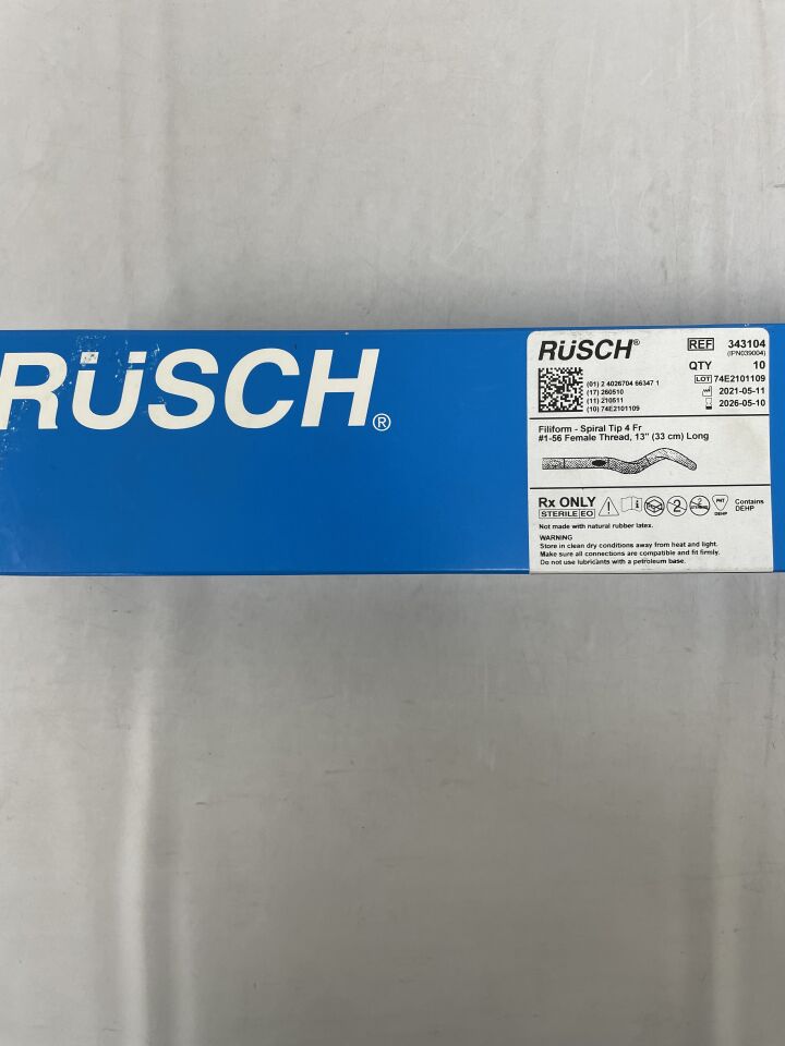343104 - TELEFLEX - RUSCH 絲狀螺旋尖端無菌，（盒/10）-（有效期限：2026-05-10）