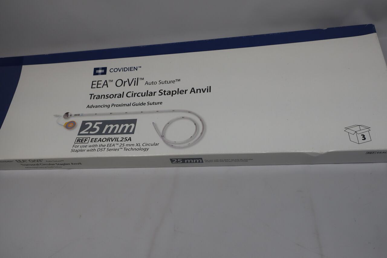 EEAORVIL25A - COVIDIEN - EEA OrVil Single-Use Pre-titled Anvil Circular Stapler with DST Series Technology, 25 mm Size, () - ( Expiry Date:  )