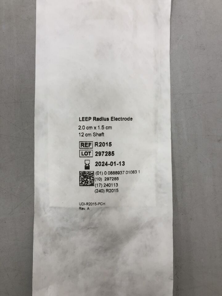 R2015 - COOPER SURGICAL - LEEP Radius Electrode, 2.0cm x 1.5cm, 12cm Shaft, () - ( Expiry Date: 2024-01-13 )