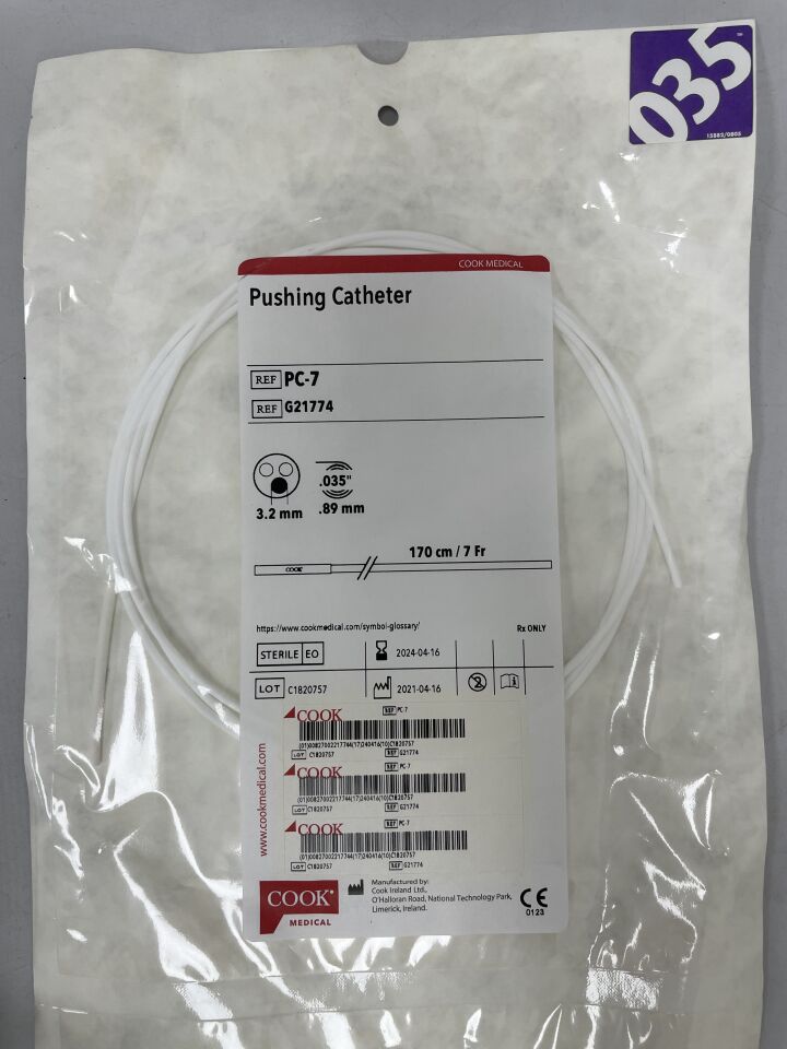 G21774 - COOK - Pushing Catheter 10F x 170cm, (EA) - ( Expiry Date: 2024-04-16 )