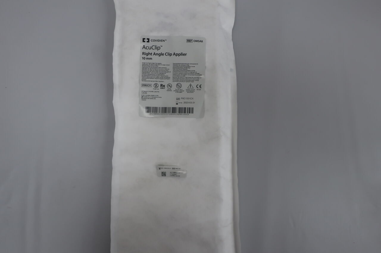 OMSA8 - COVIDIEN - right angle clip applier, (EA) - ( Expiry Date: 2023-07-31 )