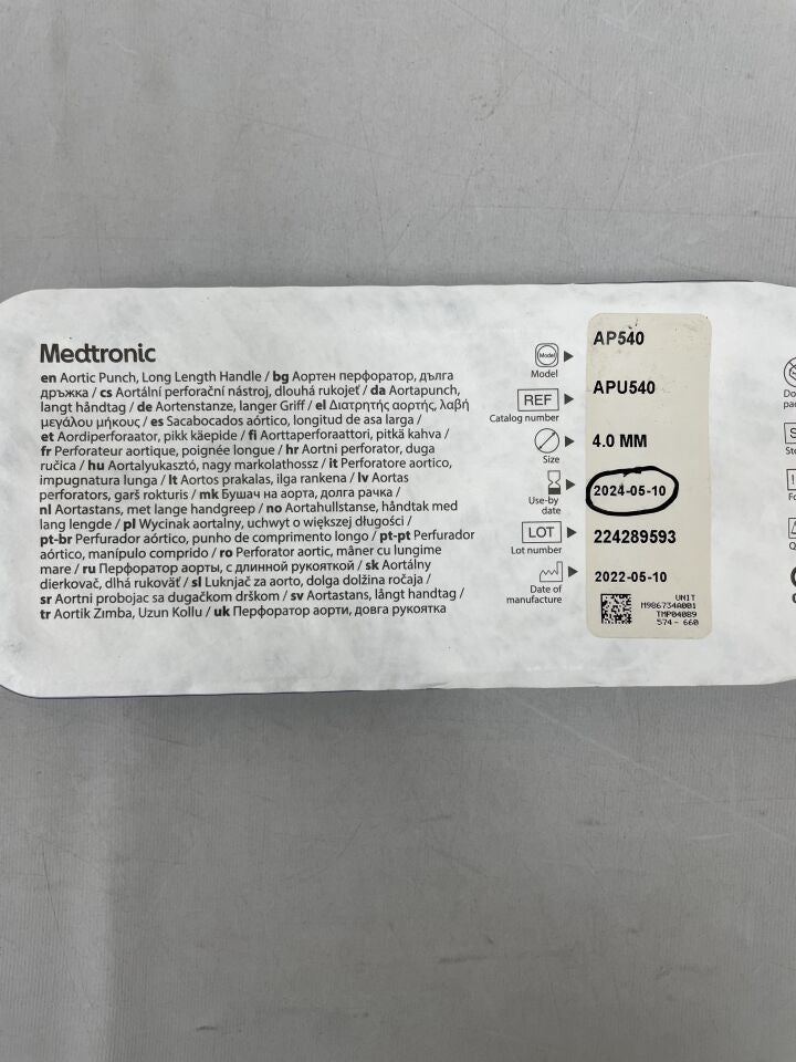 APU450 - MEDTRONIC - Aortic Punch 5.0mm, (EA) - ( Expiry Date: 2024-05-10 )