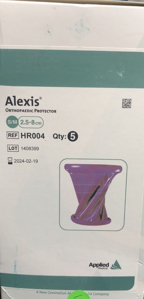 HR004 - APPLIED MEDICAL - Alexis Rigid Orthopedic Protector, Small / Medium, (BX/5)