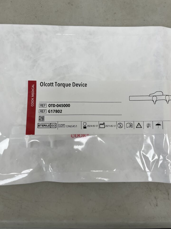 G17802 - COOK - Olcott Torque Device 0.014" - 0.045", () - ( Expiry Date: 2024-05-17 )