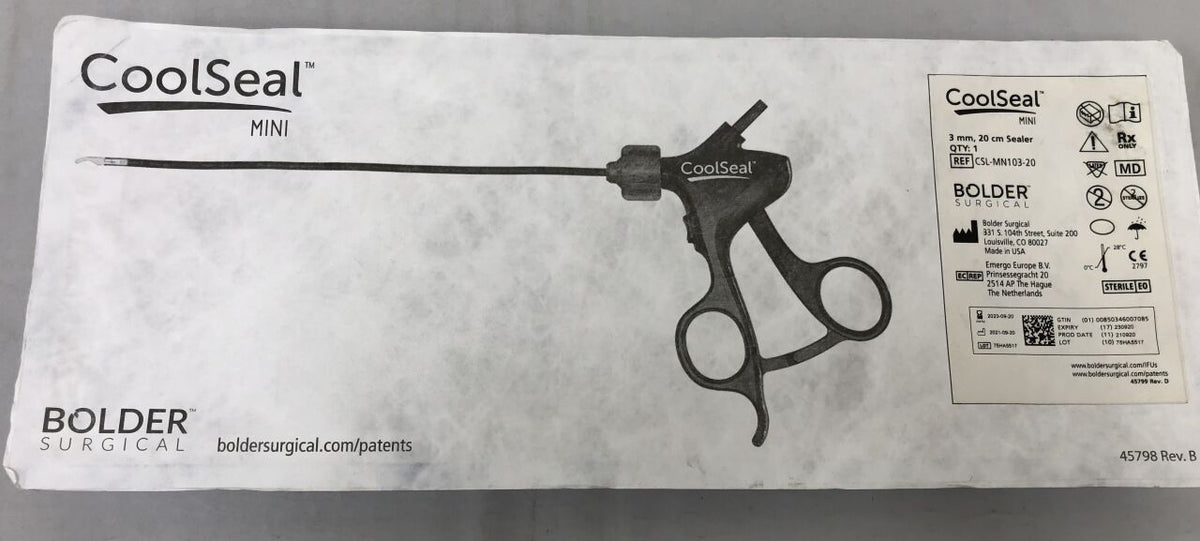 CSL-MN103-20 - JUSTRIGHT - Bolder Surgical CoolSeal Mini Maryland Lap Sealer, Divider & Dissector 3mm x 20cm, () - ( Expiry Date: 2023-09-20 )