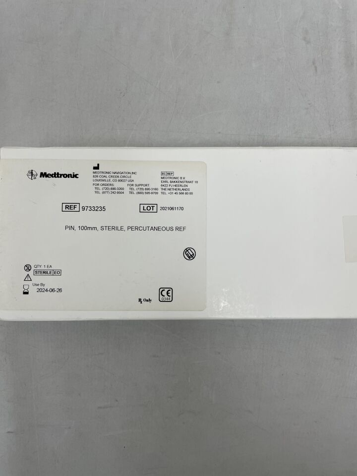 9733235 - MEDTRONIC - Percutaneous Pin, 100mm, () - ( Expiry Date: 2024-06-26 )