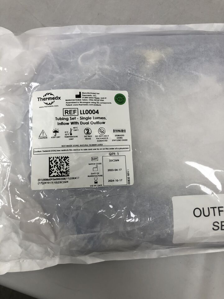 LL0004 - THERMEDX - Thermedx Urology Inflow Tubing Set with Dual Outflow, (EA) - ( Expiry Date: 2024-10-17 )