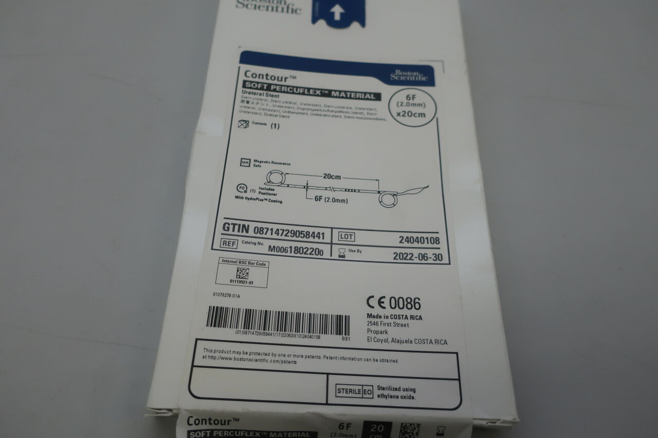 180220 - BOSTON SCIENTIFIC - contour soft percuflex ureteral stnt 6fr x 20cm, (BX/1) - ( Expiry Date: 2023-10-16 )
