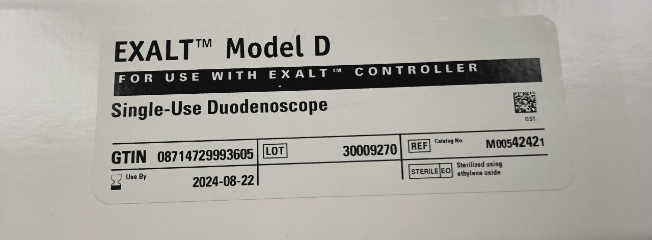 4242 - BOSTON SCIENTIFIC - EXALT Model D Single Use Duodenoscope 4.2mm x 1240mm, () - ( Expiry Date: 2024-08-22 )