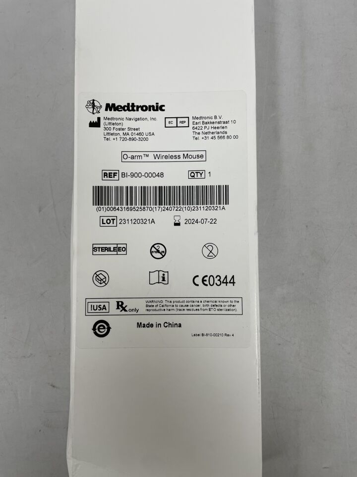 BI-900-00048 - MEDTRONIC - O-Arm Wireless Mouse, () - ( Expiry Date: 2024-07-22 )