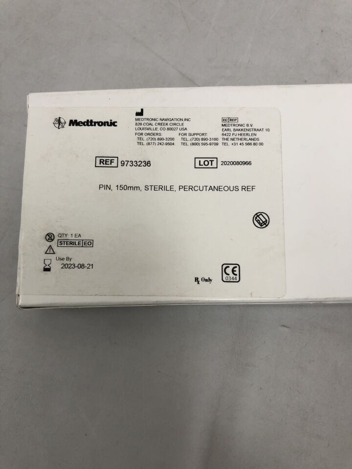 9733236 - MEDTRONIC - Percutaneous Pin, 150mm, () - ( Expiry Date: 2023-08-21 )