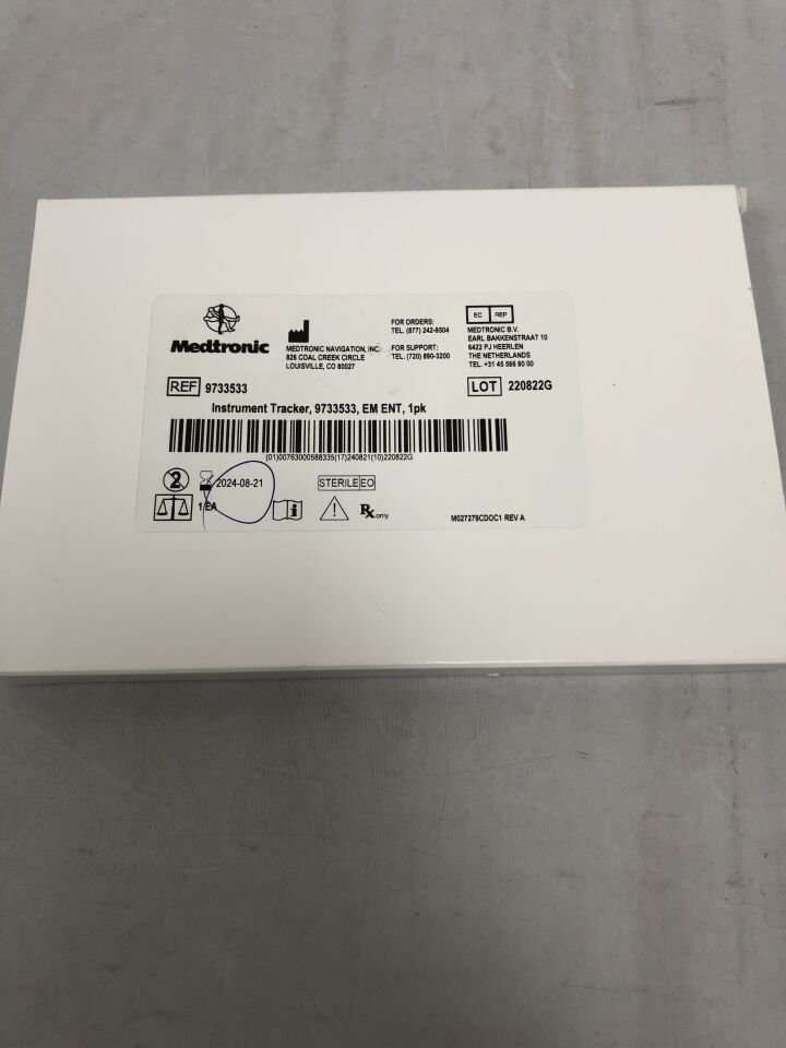 9733533 - MEDTRONIC - Instrument Tracker, EM ENT, () - ( Expiry Date: 2024-08-21 )