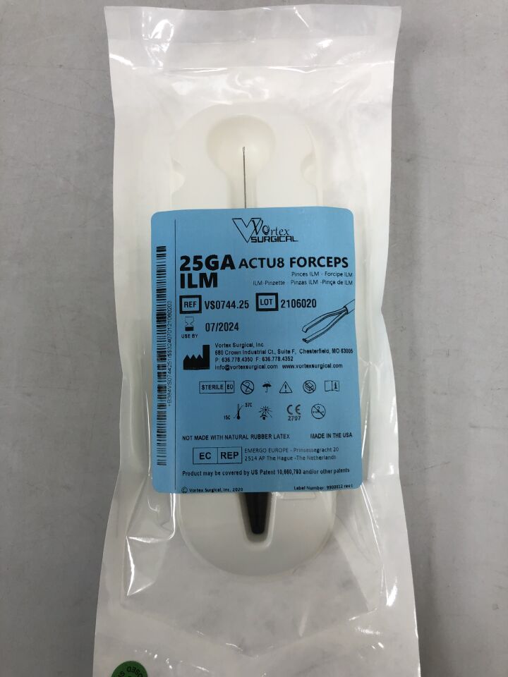 VS0744.25 - VORTEX - ACTU8 Forceps, 25G, () - ( Expiry Date:  )