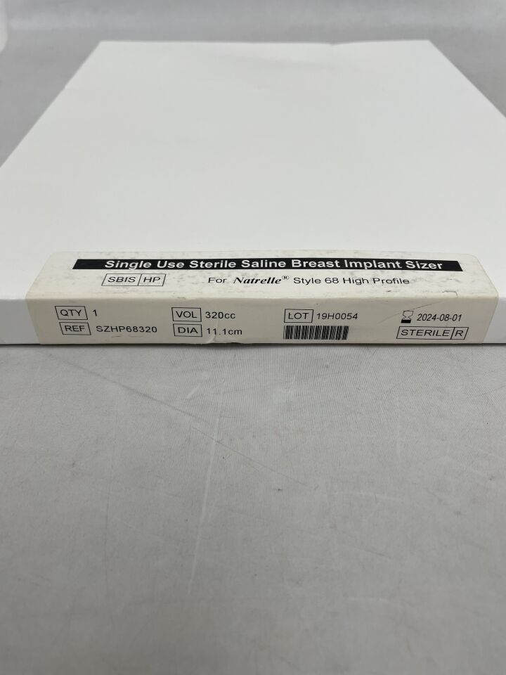 SZHP68320 - ALLERGAN - Natrelle Sterile Breast Implant Sizer, 320cc, (BX/1) - ( Expiry Date: 2024-08-01 )