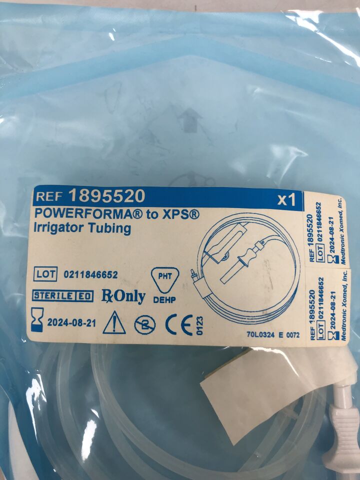 1895520 - MEDTRONIC - ent powerforma to xps irrigator tubing, (EA) - ( Expiry Date: 2024-08-21 )