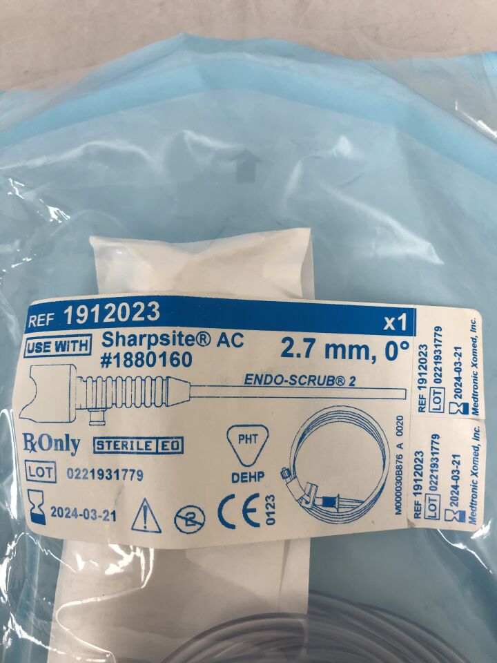 1912023 - MEDTRONIC - Endo-Scrub 2 Sheath, 2.7mm, 0 degrees, () - ( Expiry Date: 2024-03-21 )