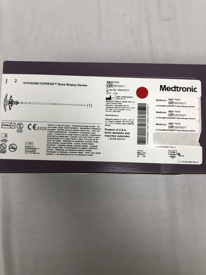 F07A - MEDTRONIC - Kyphon Express Bone Biopsy Device, Size 2, () - ( Expiry Date: 2024-03-31 )