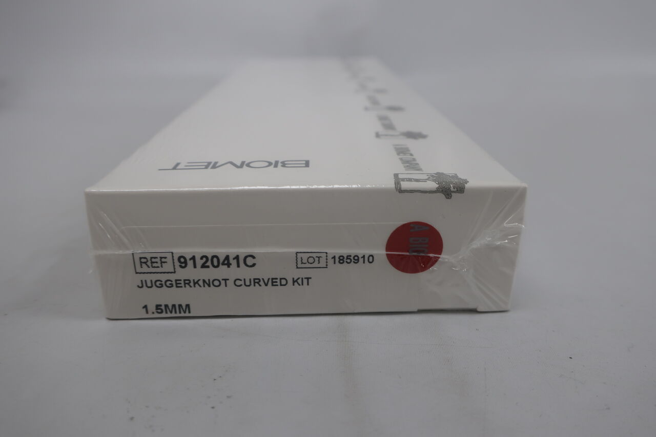 912041C - BIOMET - Juggerknot Curved Kit, 1.5mm, (BX/1) - ( Expiry Date: 2024-06-26 )