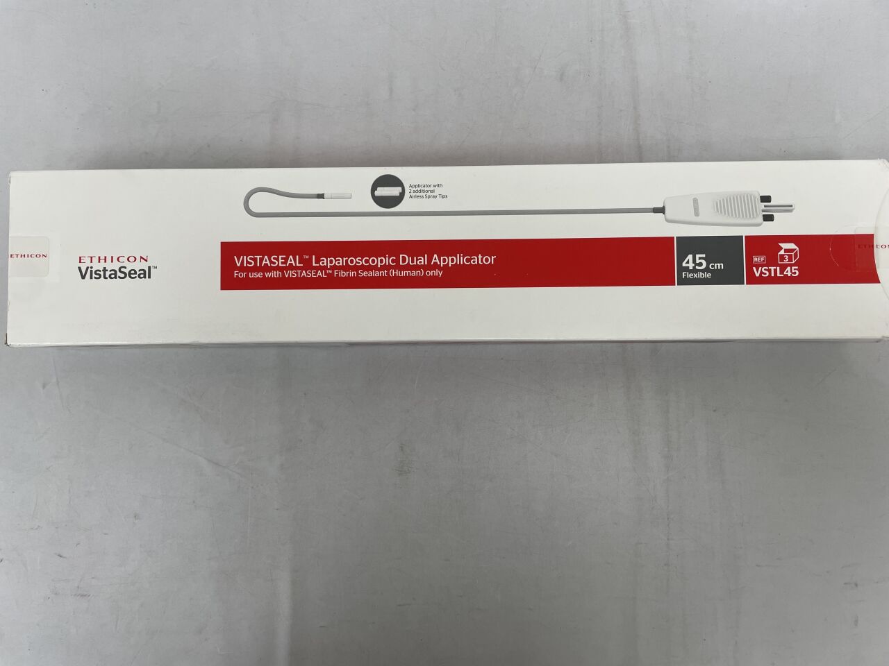 VSTL45 - ETHICON - Vistaseal Laparoscopic Dual Applicator, 45 cm Size, () - ( Expiry Date: 2023-08-31 )