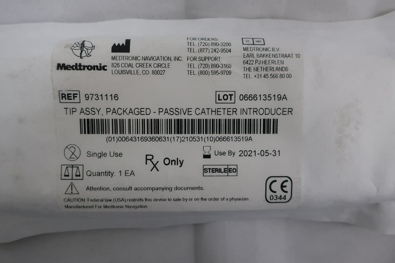 9731116 - MEDTRONIC - Tip, Passive Catheter Introducer, (EA) - ( Expiry Date: 2023-11-30 )