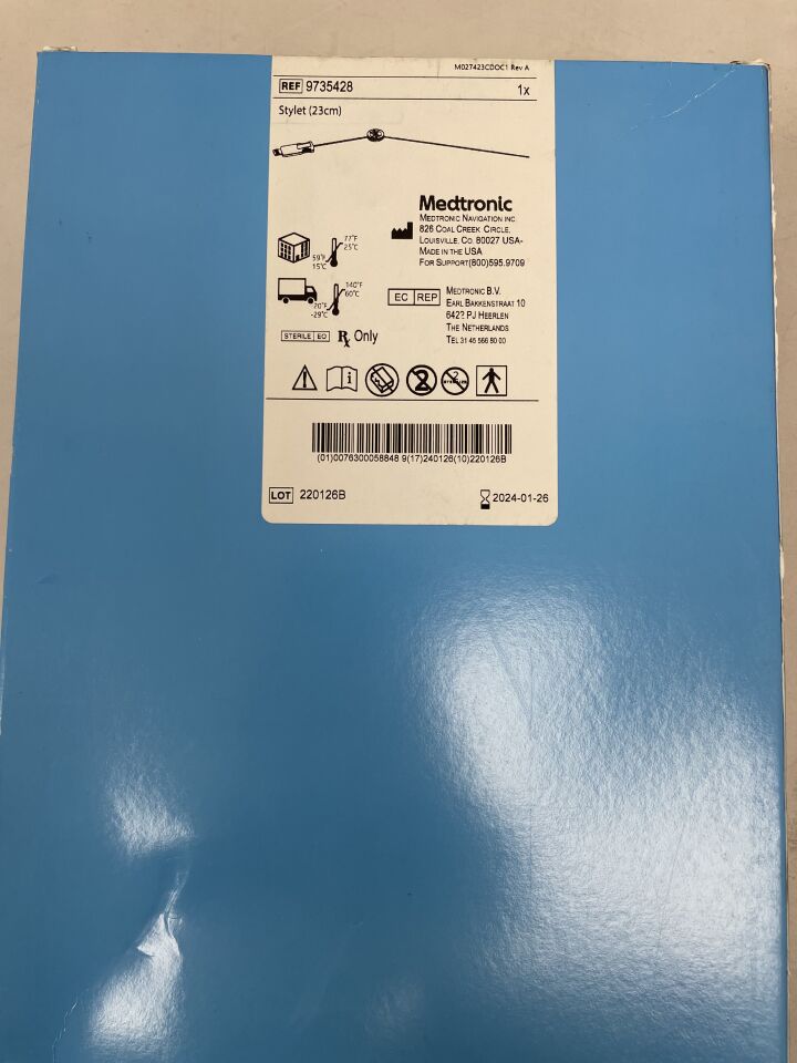 9735428 - MEDTRONIC - StealthStation AxiEM Electromagnetic Navigation, () - ( Expiry Date: 2024-01-26 )