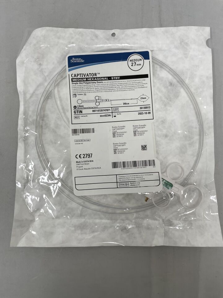 6234 - BOSTON SCIENTIFIC - Captivator Single-Use Hexagonal Snare, Medium, () - ( Expiry Date: 2023-10-09 )