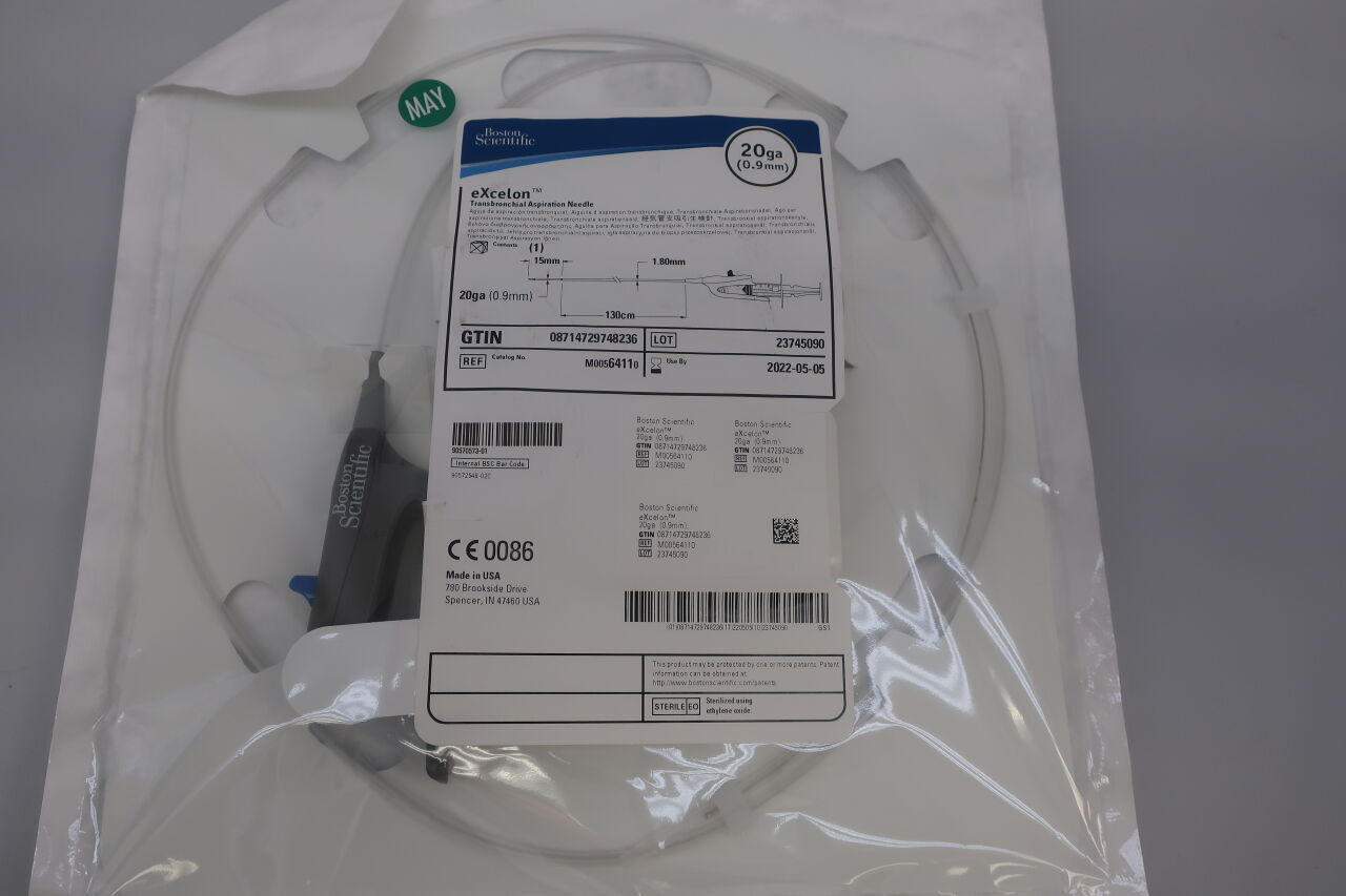 6411 - BOSTON SCIENTIFIC - eXcelon Transbronchial Aspiration Needle, 20GA, 130cm length, (EA) - ( Expiry Date: 2024-01-07 )