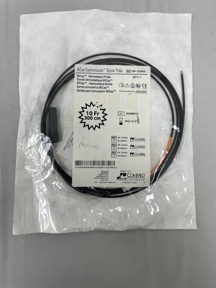 BP-10300A - CONMED - BiCap Multi-Electrode Bipolar Hemostasis Probe 10F x 300cm, (EA) - ( Expiry Date: 2024-06-01 )