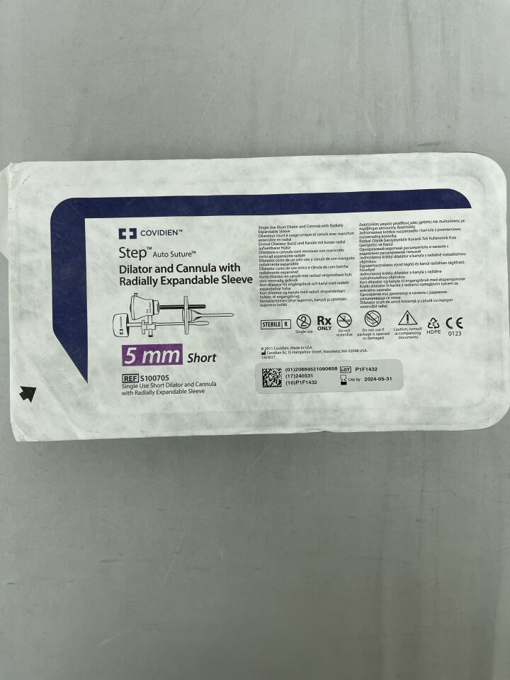 S100705 - COVIDIEN - Step Short 5mm Dilator & Cannula w/Sleeve, (EA) - ( Expiry Date: 2024-05-31 )