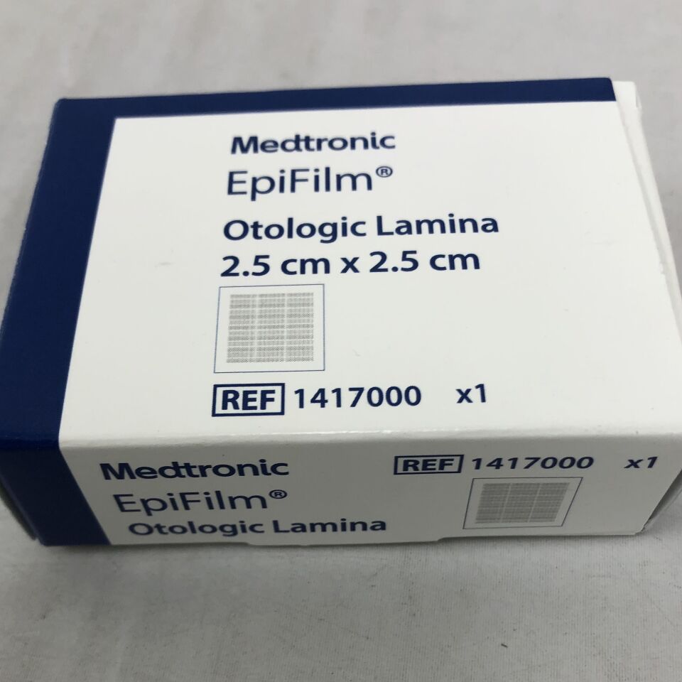 1417000 - MEDTRONIC - ENT Epifilm Otologic Lamuna, 2.5 x 2.5 cm
, () - ( Expiry Date: 2023-09-24 )