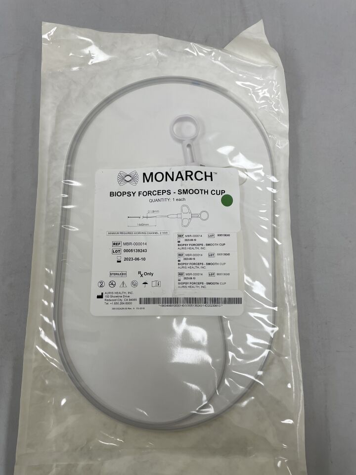 MBR-000014 - AURIS - Monarch Biopsy Forceps - Smooth Cup, (EA) - ( Expiry Date: 2023-06-10 )