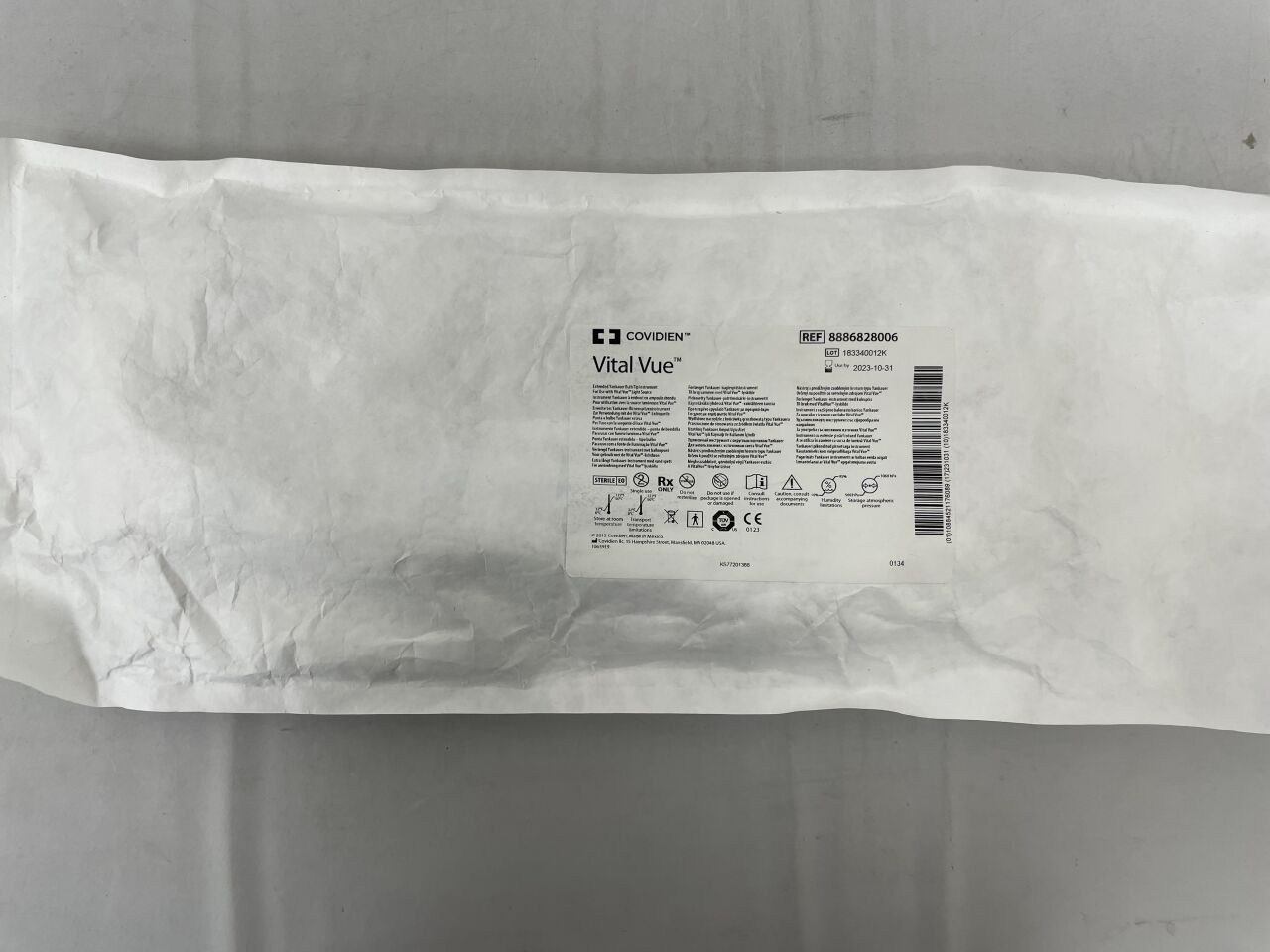 8886828006 - COVIDIEN - vital vue extended yankauer bulb-tip instrument, (EA) - ( Expiry Date: 2023-10-31 )