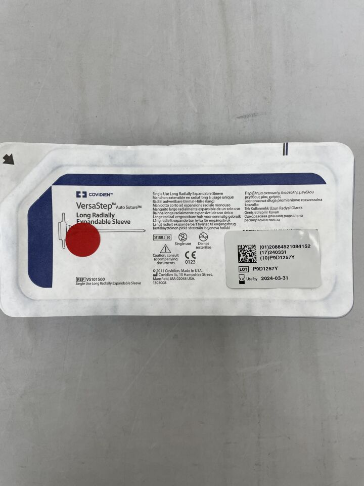 VS101500 - COVIDIEN - VersaStep Radially Expandable Sleeve, Long, (EA) - ( Expiry Date: 2024-03-31 )