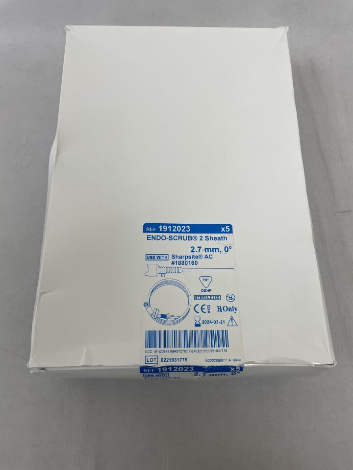 1912023 - MEDTRONIC - Endo-Scrub 2 Sheath: 2.7mm, 0° for Storz 27018A, (BX/5) - ( Expiry Date: 2024-03-21 )