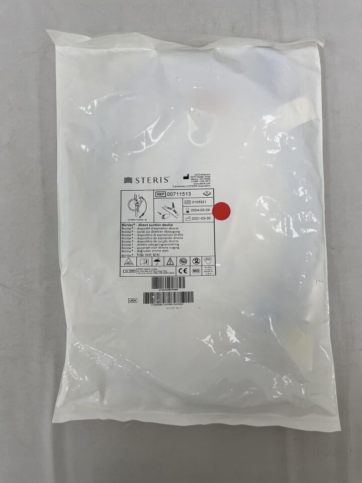 00711513 - STERIS - BioVac Direct Suction Device w/Y-Port (Olympus/Fujinon), () - ( Expiry Date: 2024-03-29 )