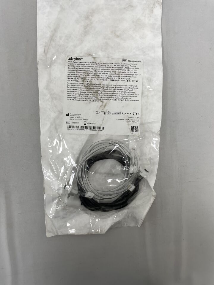 5920-000-006 - STRYKER - SmartPump Tubing Extension 40" Quick Connect, (EA) - ( Expiry Date: 2024-05-01 )