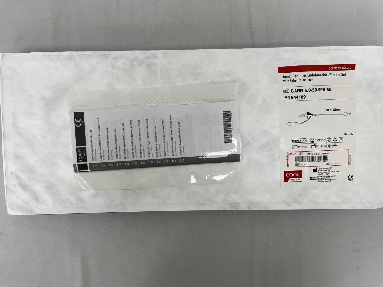 G44109 - COOK - Arndt Endobronchial Blocker Set w/Spherical Balloon 5F x 50cm, () - ( Expiry Date: 2024-07-30 )