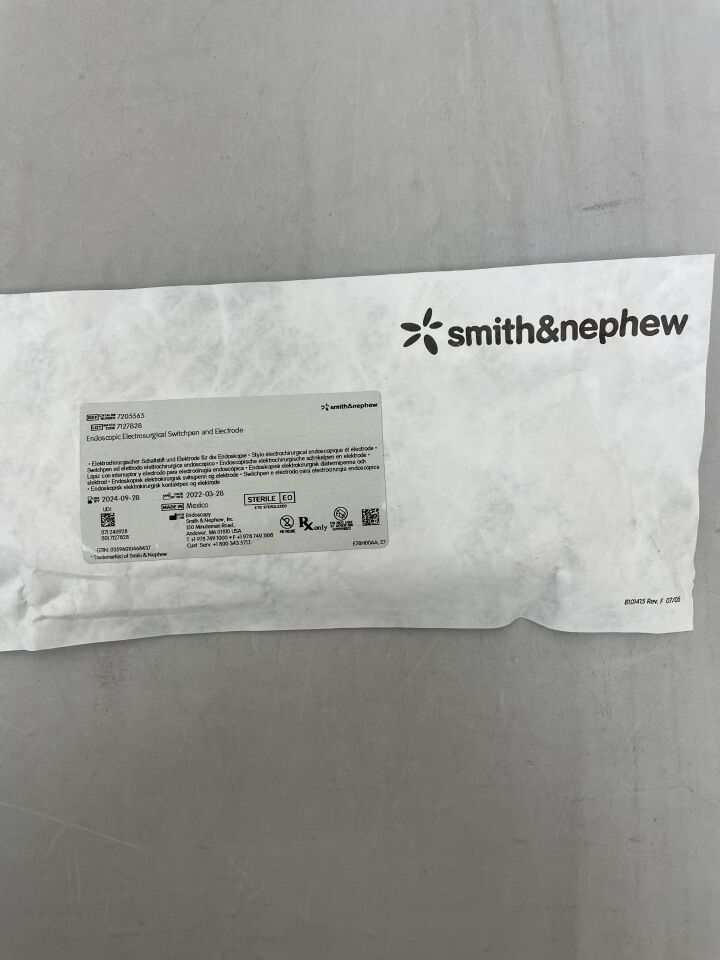 7205565 - SMITH & NEPHEW - Endoscopic Electrosurgical Switchpen, () - ( Expiry Date: 2024-09-28 )