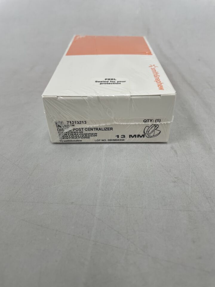 71313213 - SMITH & NEPHEW - Invis Distal Post Centralizer 13mm PMMA&Barium Sulfate, (BX/1) - ( Expiry Date: 2019-08-05 )
