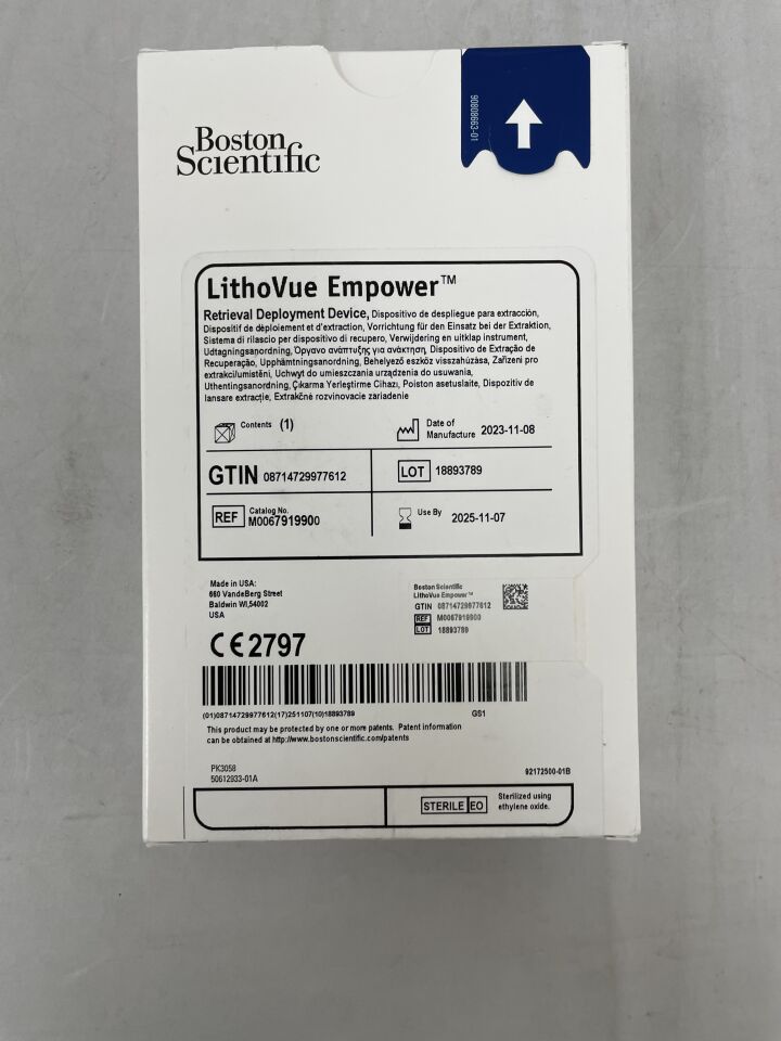 791990 - 波士頓科學 - LithoVue Empower 回收部署裝置，（BX/1）-（有效期至：2025-11-07）