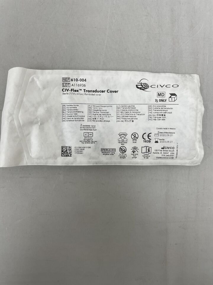 610-004 - CIVCO MEDICAL - CIV-Flex Tranducer Cover, (EA)