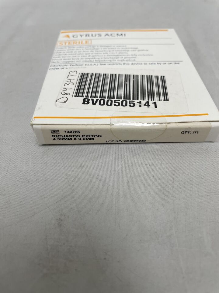 140785 - GYRUS ACMI - Richards Piston, 4.50 x 0.6mm, (BX/1) - ( Expiry Date: 2024-03-11 )
