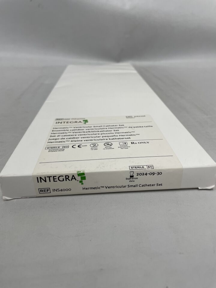 INS4000 - INTEGRA - Hermetic Ventricular Small Catheter Set
, () - ( Expiry Date: 2024-09-30 )