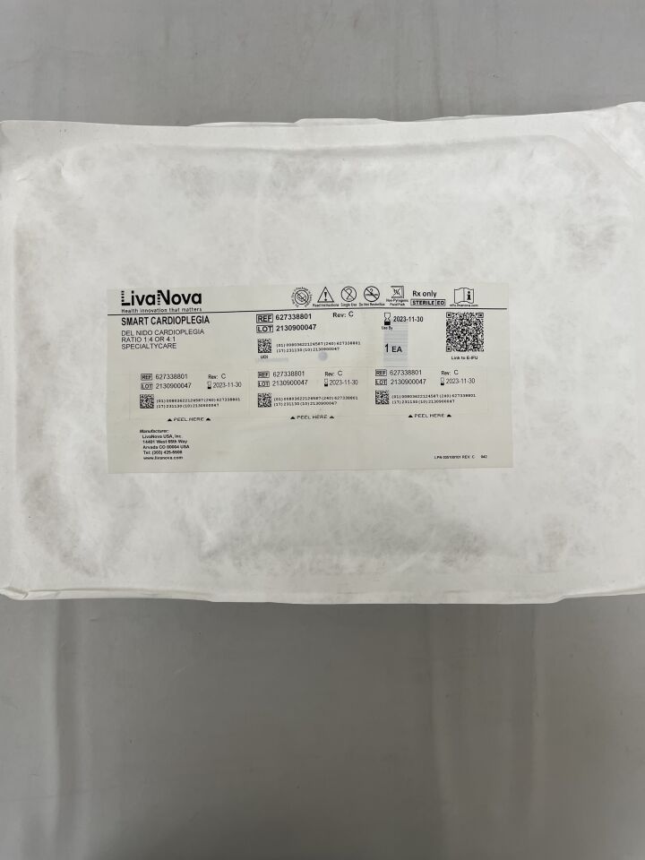 627338801 - LIVANOVA - DEL NIDO Smart Cadrioplegia, (EA) - ( Expiry Date: 2023-11-30 )